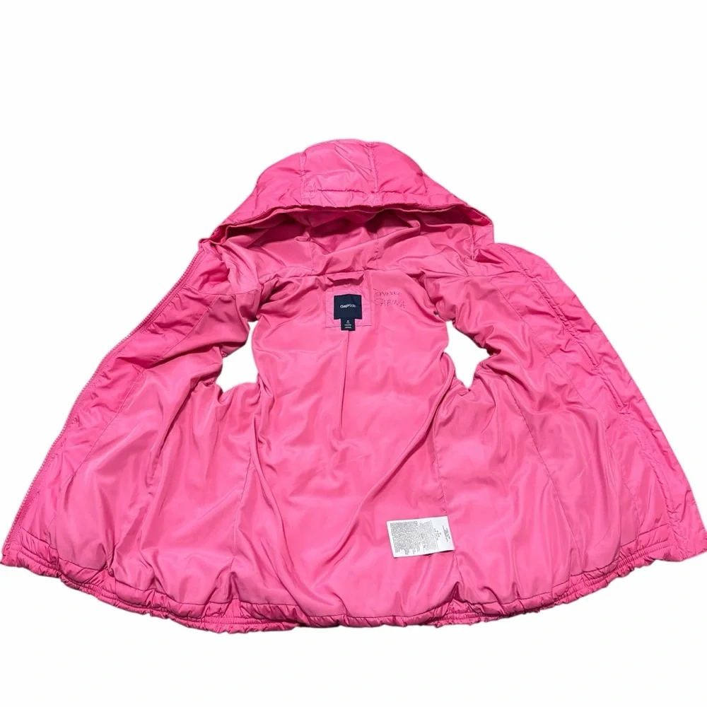 GAP Kids Hooded Puffer‎ Vest | Hot Pink | Size M(8)